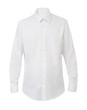 white dress shirt with long sleeve mockup on transparent background