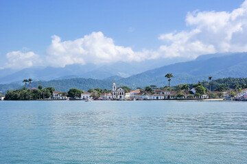 Wall Mural - City seen from sea