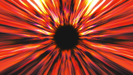 Poster - Radial stripes. Computer generated 3d render