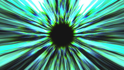Poster - Radial stripes. Computer generated 3d render