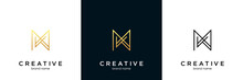Abstract Letter MK Logo. This Logo Icon Incorporate With Abstract Shape In The Creative Way.