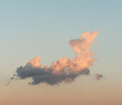 © S_E - single puffy figured cloud in morning sky
