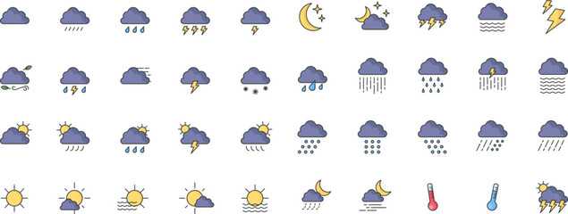 weather cloud rain forecast windy