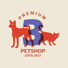 Wall Mural - Number 3 Petshop Logo