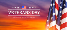 Veterans Day . USA Celebration. National Flag.