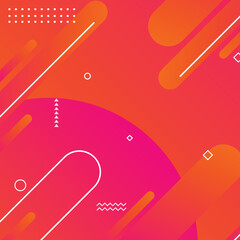 Wall Mural - abstract background. vector banner template for social media, website and business template presenta