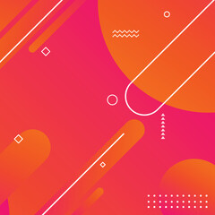 Wall Mural - abstract background. vector banner template for social media, website and business template presenta