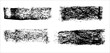 © shedesign - Charcoal bold smears, wide brush stroke shapes. Hand drawn scribble sketch banners. Charcoal pencil sketch with noise texture. Set of abstract simple shapes. Dry black smears isolated on white