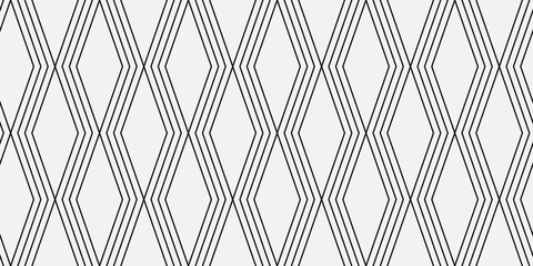 Poster - Rhombuses are simple of three vertical stripes. Print and seamless surfaces.