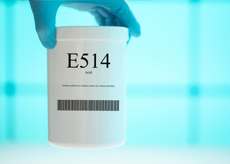 Wall Mural - Packaging with nutritional supplements E514 acid