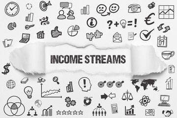 Canvas Print - income streams	
