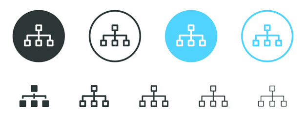 Leinwandbilder - Connection share icon. Hub network connection sign,  database icon button. collaboration icon, people group connection icons - teamwork share, connect icon