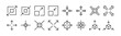 © Tymofii - Resize icon set. Increase, reduce symbol set with arrows. Vector EPS 10