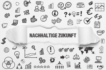 Sticker - Nachhaltige Zukunft	