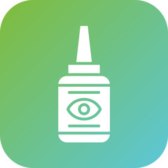 Poster - Eye Drop Icon Style