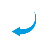 Fototapeta Panele - Arrow cursor pointer icon vector design illustration.