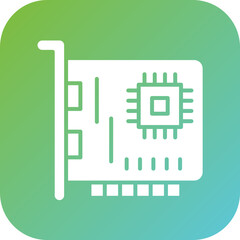 Sticker - Network Interface Card Icon Style