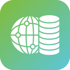 Sticker - Big Data Icon Style