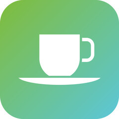 Poster - Tea Cup Icon Style