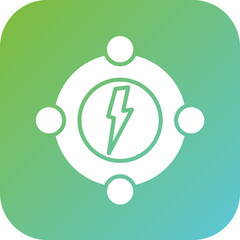 Sticker - Energy Policy Icon Style