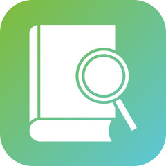 Poster - Find Book Icon Style