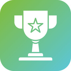 Poster - Trophy Icon Style