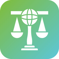 Sticker - International Law Icon Style