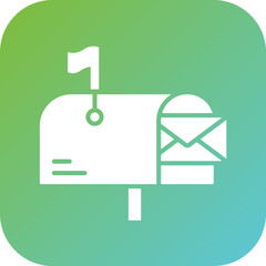 Sticker - Mail Box Icon Style