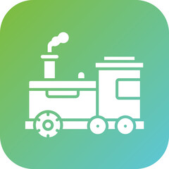 Sticker - Steam Train Icon Style