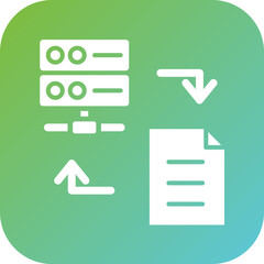 Poster - File Backup Icon Style