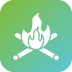 Sticker - Fire Icon Style