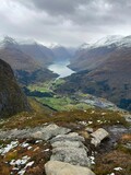 Fototapeta  - Loen: Blick auf den Geirangerfjord 