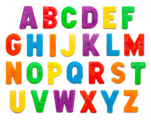 Transparent PNG Magnetic Plastic Alphabet ABC Letters.