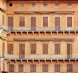 Wall Mural - facade of old italian house