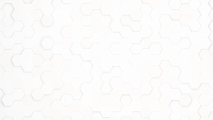 Aufkleber - Realistic abstract honeycomb background. 3d rendering.