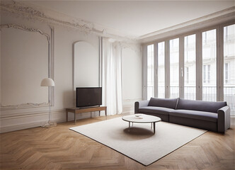 Elegant apartment living room