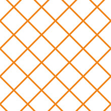 Seamless Pattern With Trendy Stylish Cell Gingham. Plaid Fabric.Criss Cross Stripes. Colorful Orange Pattern For Backgrounds And Wrapping Paper.