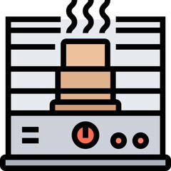 Sticker - heater icon