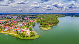 Fototapeta Krajobraz - Ruciane-Nida -miasto na Mazurach w północno-wschodniej Polsce