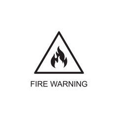 fire warning icon , industry icon