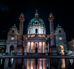 Canvas Print - St. Charles Church 