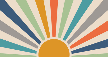 colorful palette sunshine background