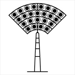 Sticker - Floodlight Tower Icon M_2210001