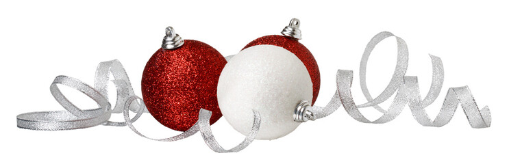 xmas ball and ribbonl