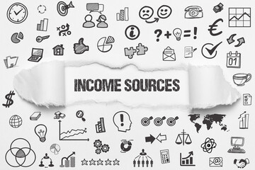 Sticker - Income sources