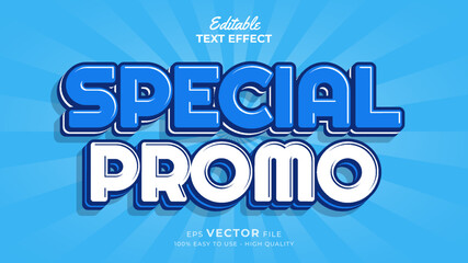 Aufkleber - Editable text style effect - special promotion big sale 3d text effects