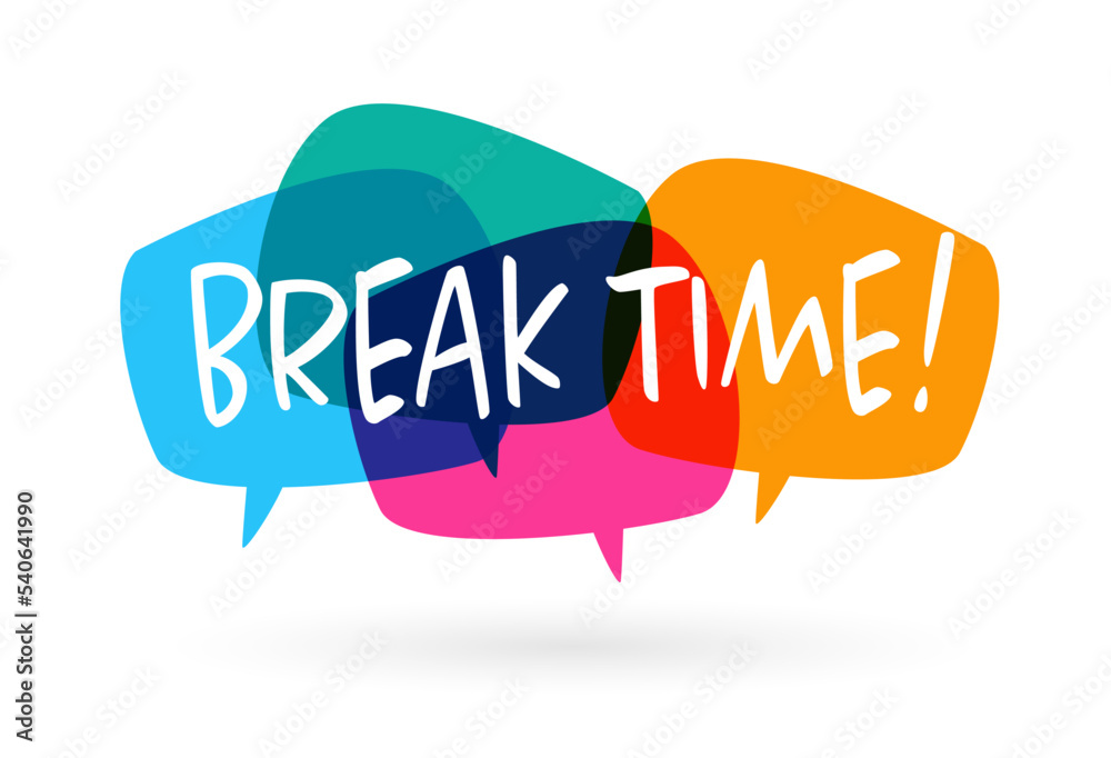 Break time Stock Vector | Adobe Stock
