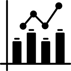 Wall Mural - Bar Graph Icon