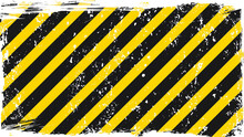Grunge Background In Yellow And Black Color Isolated.
