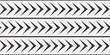 © Crashik - Arrows jackdaws to the right side, three stripes seamless.